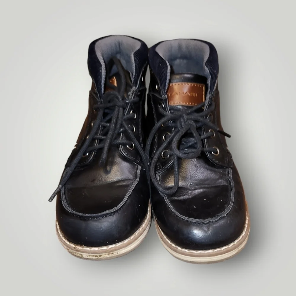 Tahari toddler Boy's Black & Brown Boots